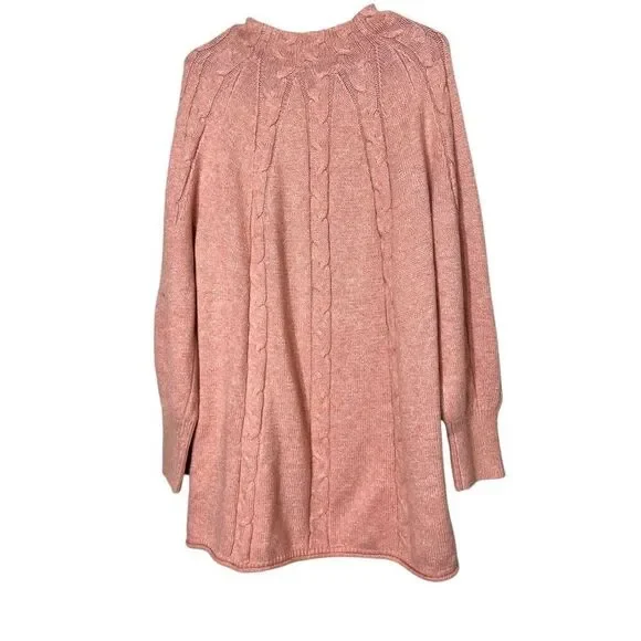Soft Surroundings Pink Knit Sweater‎ Dress Size 1X - Picture 8 of 8